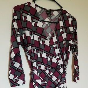 Soft cross body dress